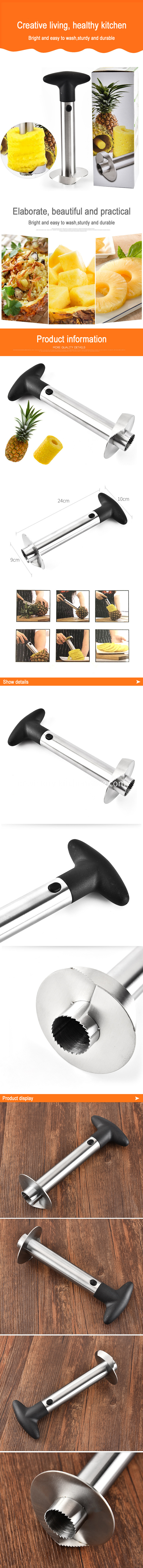 Ananasschneider Pineapple cutting slicer